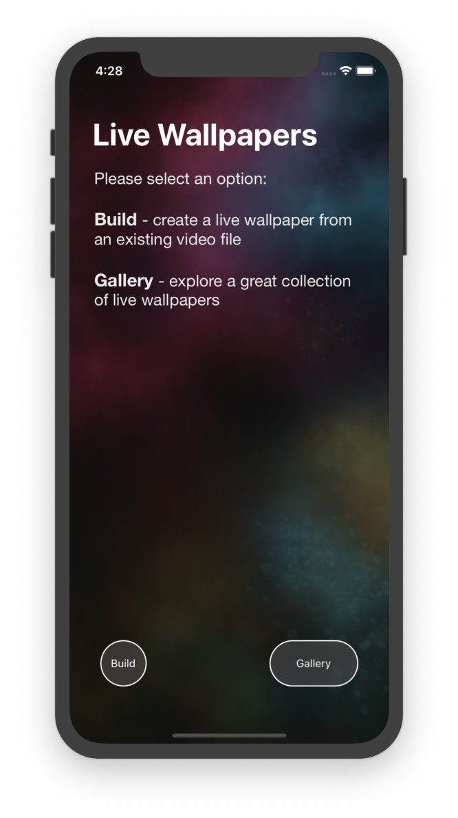 Live Wallpapers iOS Full app template with over 25 wallpapers Build